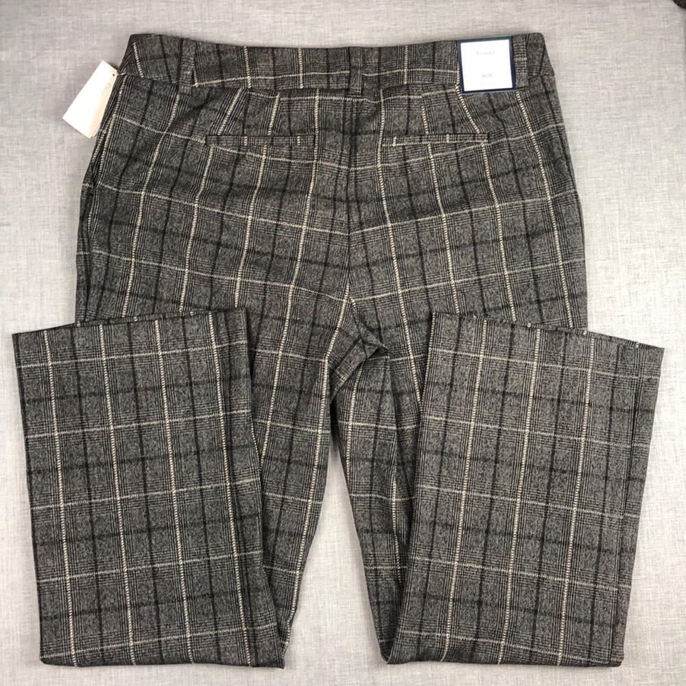 Charter Club Gray Plaid Trousers 14W 16W 18W 24W - Picture 3 of 4